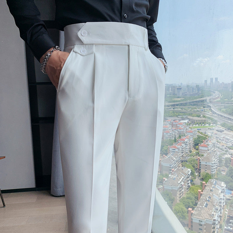Straight Fit Old Money Trousers