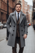 Old Money Woolen Trench Coat