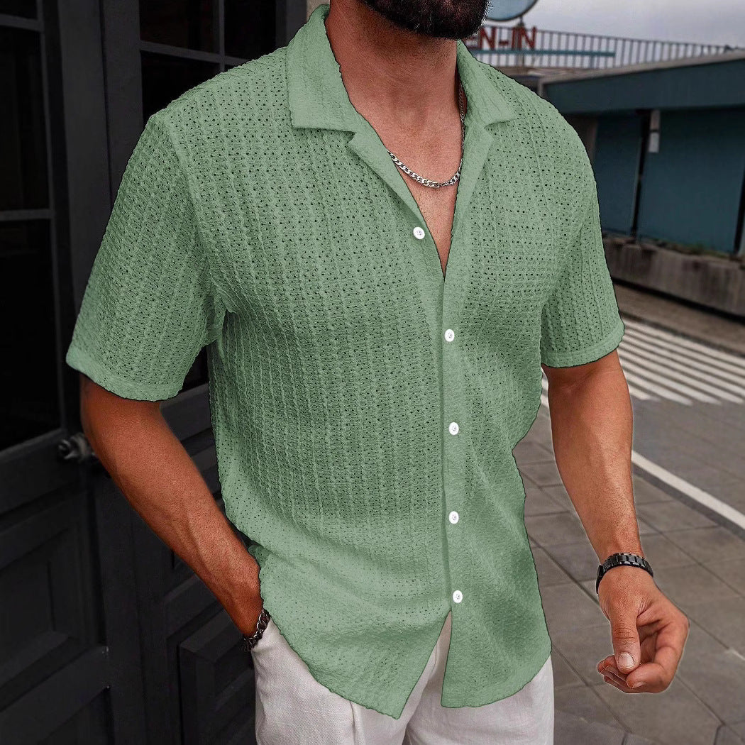 Patterned Lightweight Summer Shirt