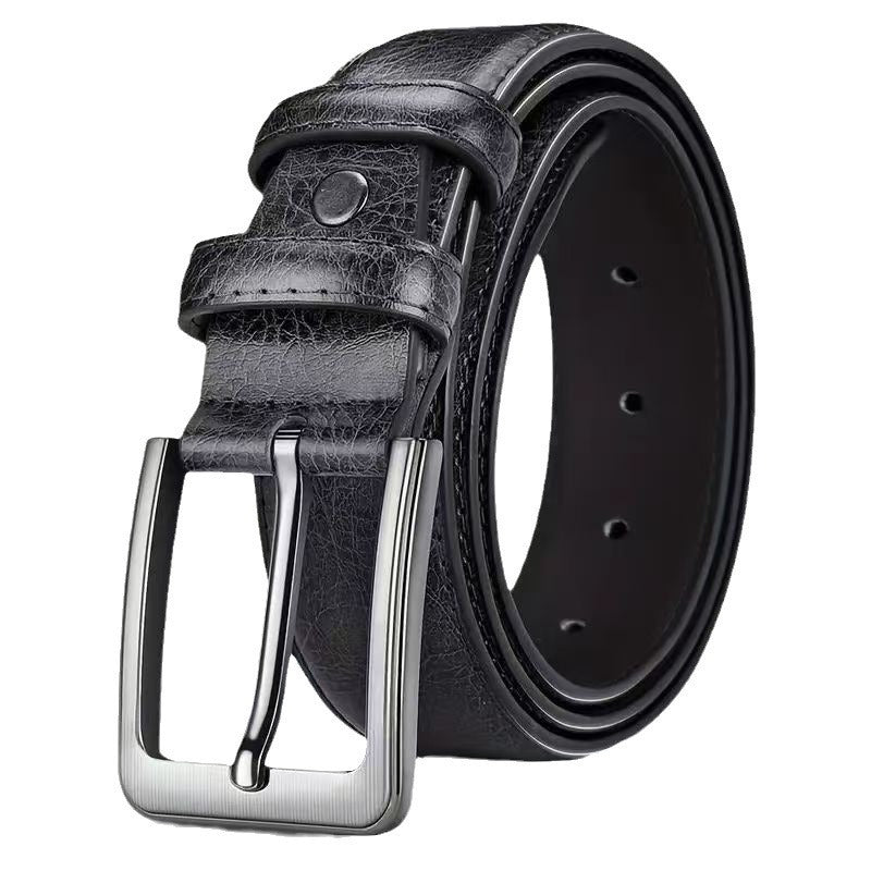 Pin Buckle Leather Belt