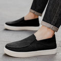 Linen Slip-on Loafers