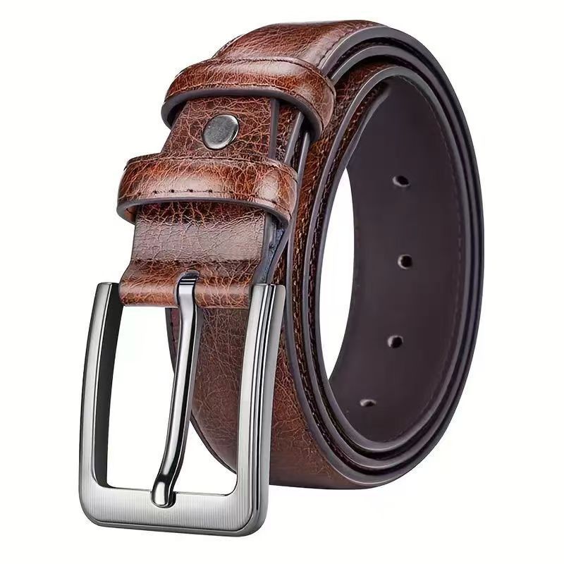 Pin Buckle Leather Belt