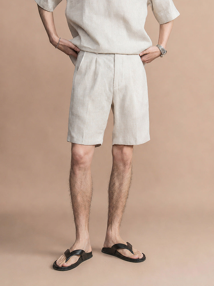 Pure Linen Summer Shorts