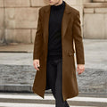 Woolen Long Trench Coat