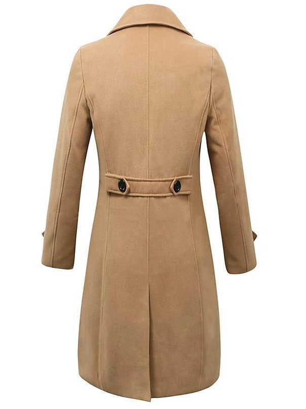Old Money Woolen Trench Coat